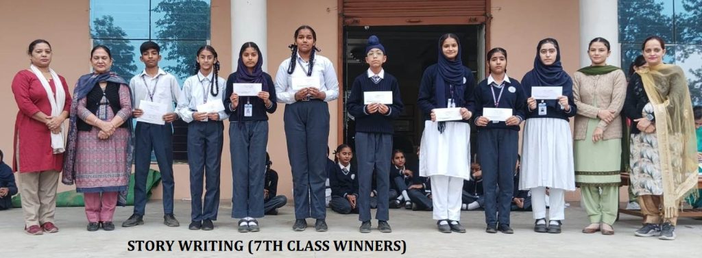 Class 7th Winners